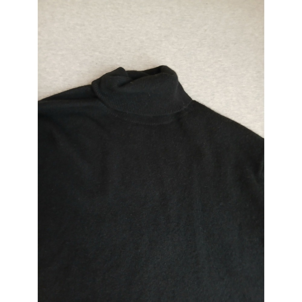 Neiman Marcus Sweater XL 100 Cashmere Quiet Luxury Minimalist Turtleneck Knit - Picture 8 of 11